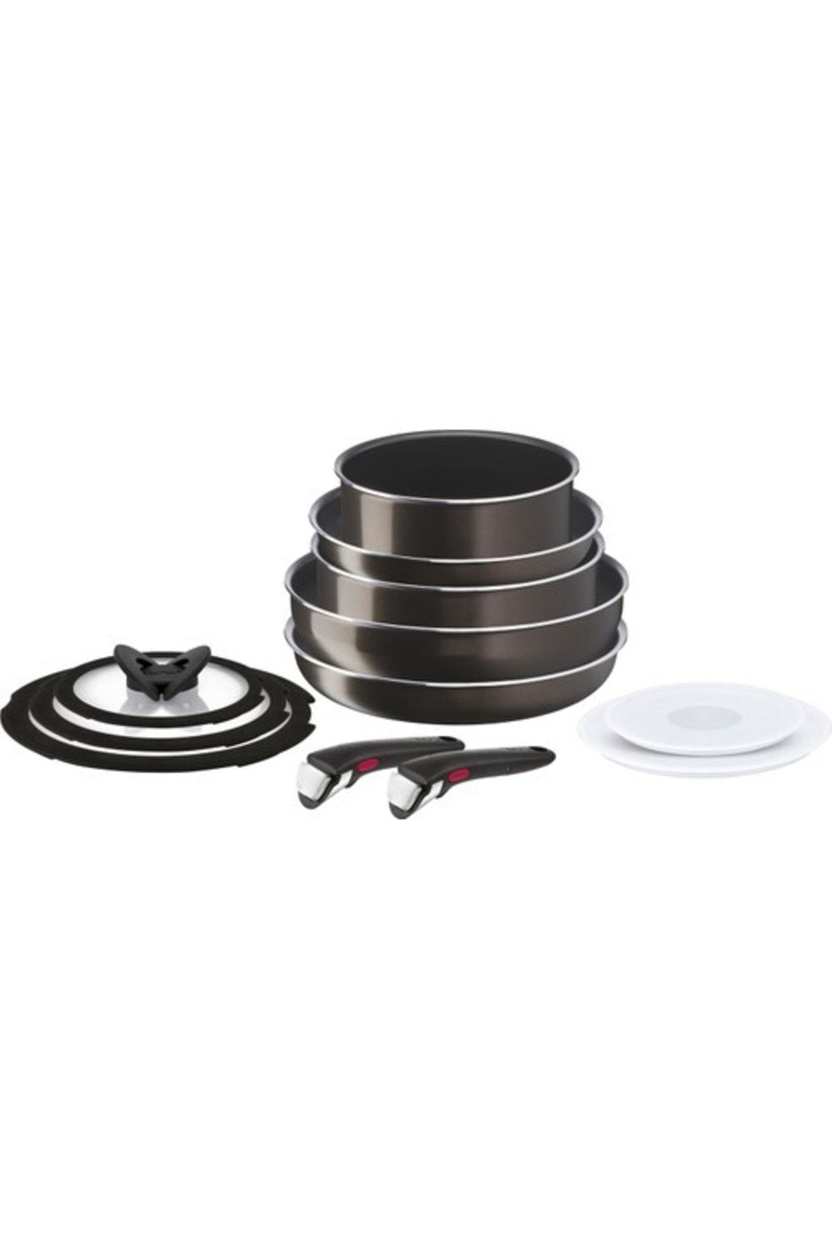 TEFAL Titanyum 2X  Ingenio XL Intense 12 Parça Büyük Tava Tencere Seti - 2100129599