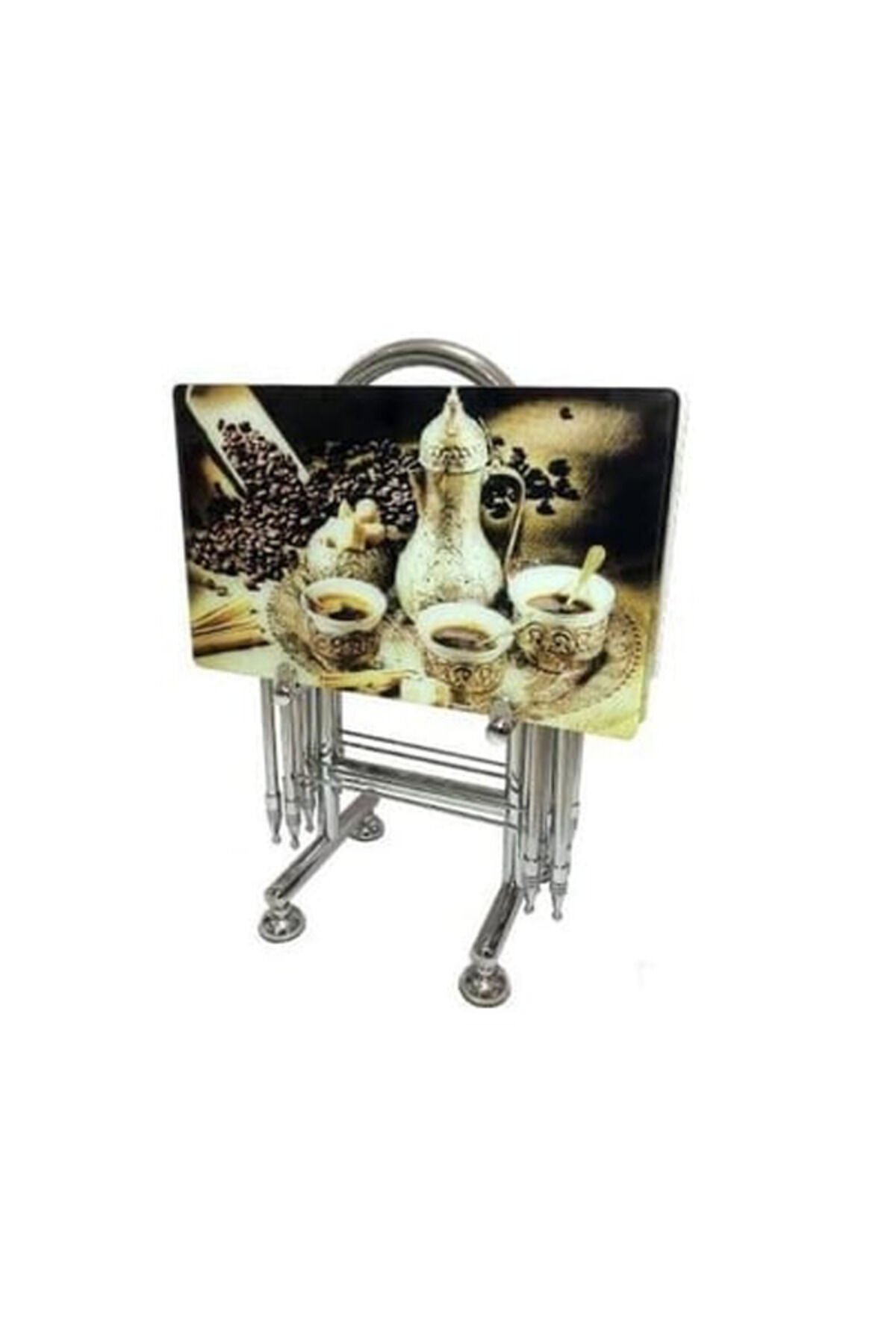 Kahve Fincan Çanta Zigon Sehpa