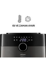 AR2074(AR2091)-G Airtasty XL Yağsız Fritöz Airfryer, 6 Litre Kapasite, Gümüş