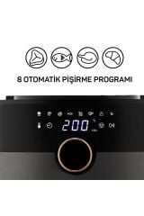 AR2074(AR2091)-G Airtasty XL Yağsız Fritöz Airfryer, 6 Litre Kapasite, Gümüş