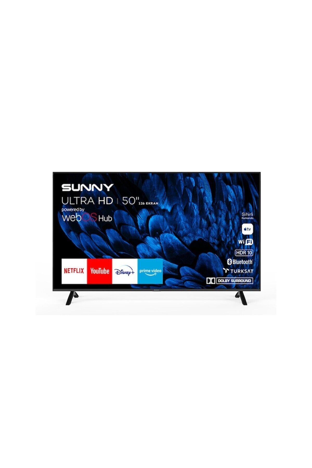 SN50QMN252 50'' 127 Ekran Uydu Alıcılı 4K Ultra HD WebOS Smart QLED TV