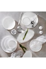 Superfine Bone Lumiere Yemek Takımı 56 Parça-Platin