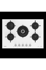 Ocd T 752-1 Dwkb 75 Cm Beyaz Cam Ankastre Ocak