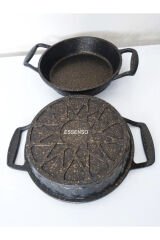 Netcool Kitchen Essenso Döküm Granit Sahan Tava 18 cm | Siyah | Yapışmaz Taban