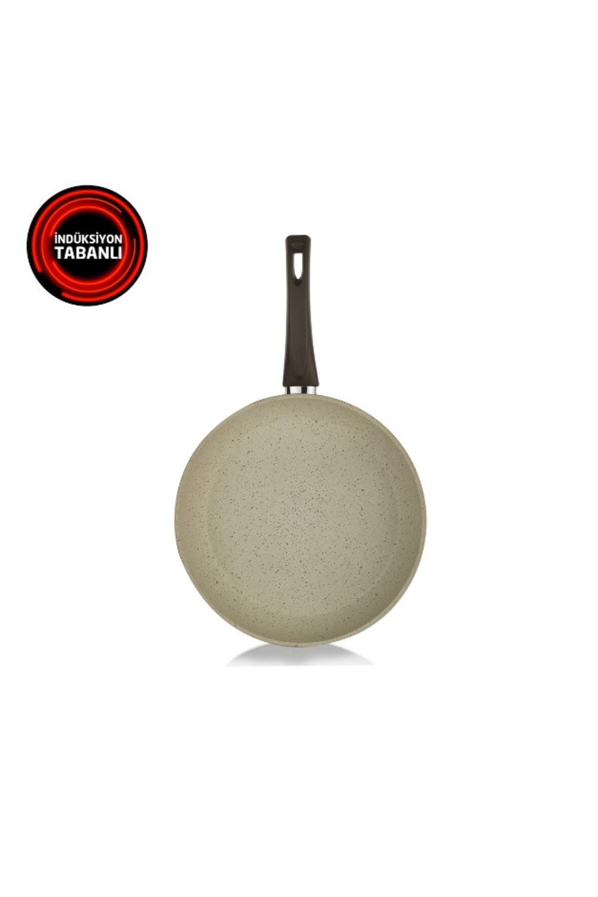 Profuse Granit 30 Cm Tava Indüksiyon Tabanlı -krem