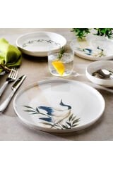 Dolce Yemek Takımı 24 Parça-Yeşil