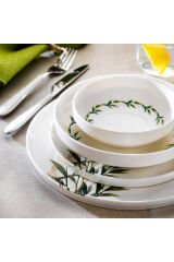 Dolce Yemek Takımı 24 Parça-Yeşil