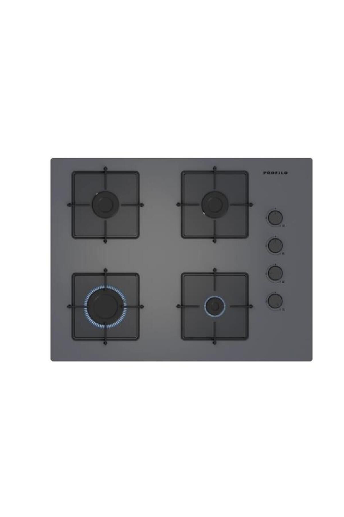 PROFİLO OE37P9P10D ANKASTRE GRİ CAM OCAK- DG Lİ