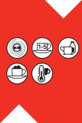 OK0020 Okka Rich Spin Pro Türk Kahvesi Makinesi 5 Fincan, 8 Farklı Mod, Taşma Önleyici Sistem, Bakır