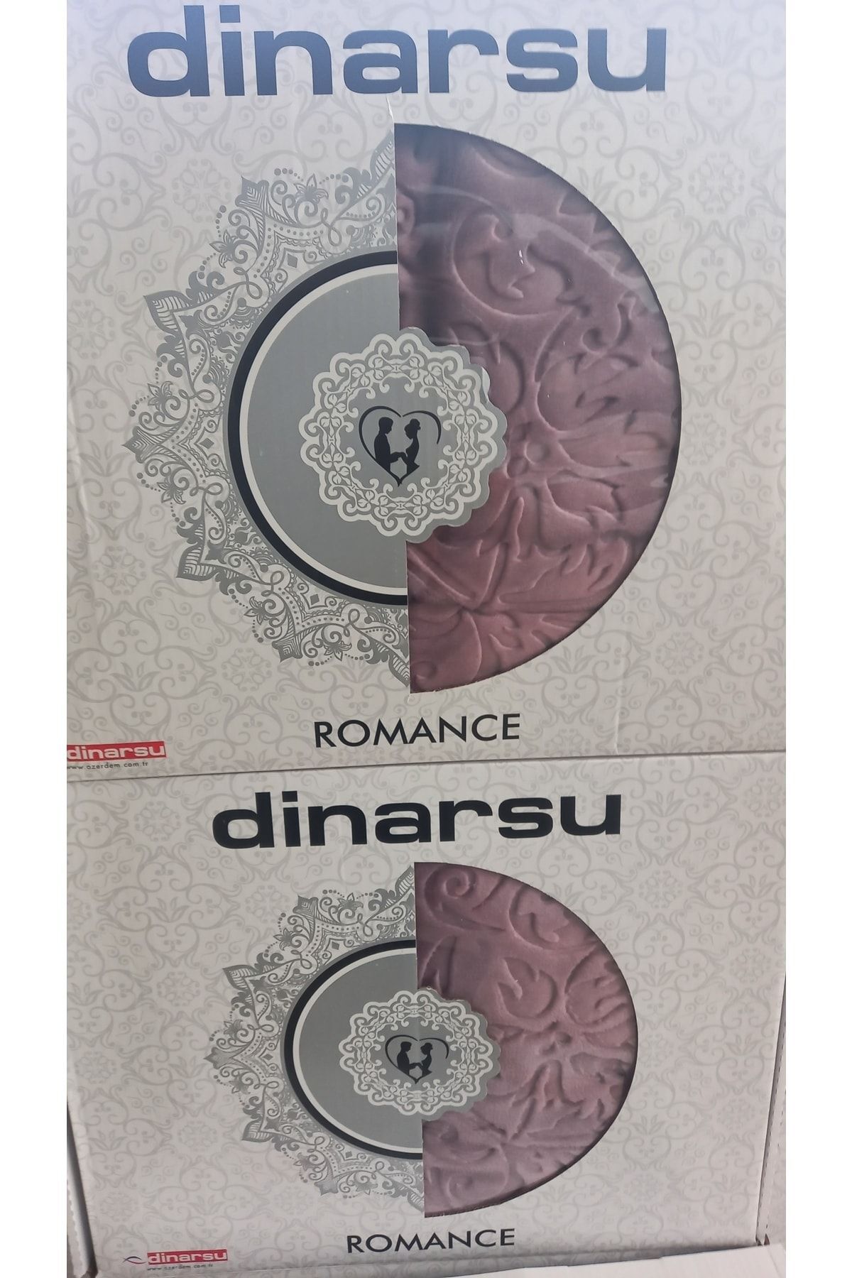 Romance Çiftkişilik Embos Vizon Battaniye Gül Kurusu