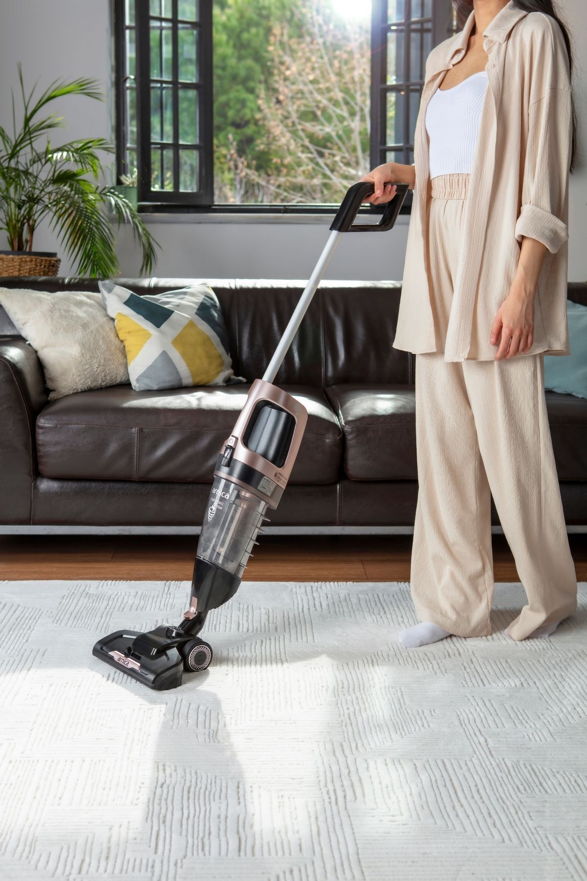 Arnica ET11200 Süpürgeç E-max Rose Şarjlı Dik Süpürge