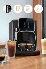Okka Espresso Pro Tam Otomatik Espresso Makinesi Krom - OK0030-05