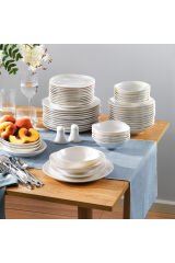 Ella Yemek Takımı 56 Parça-Beyaz